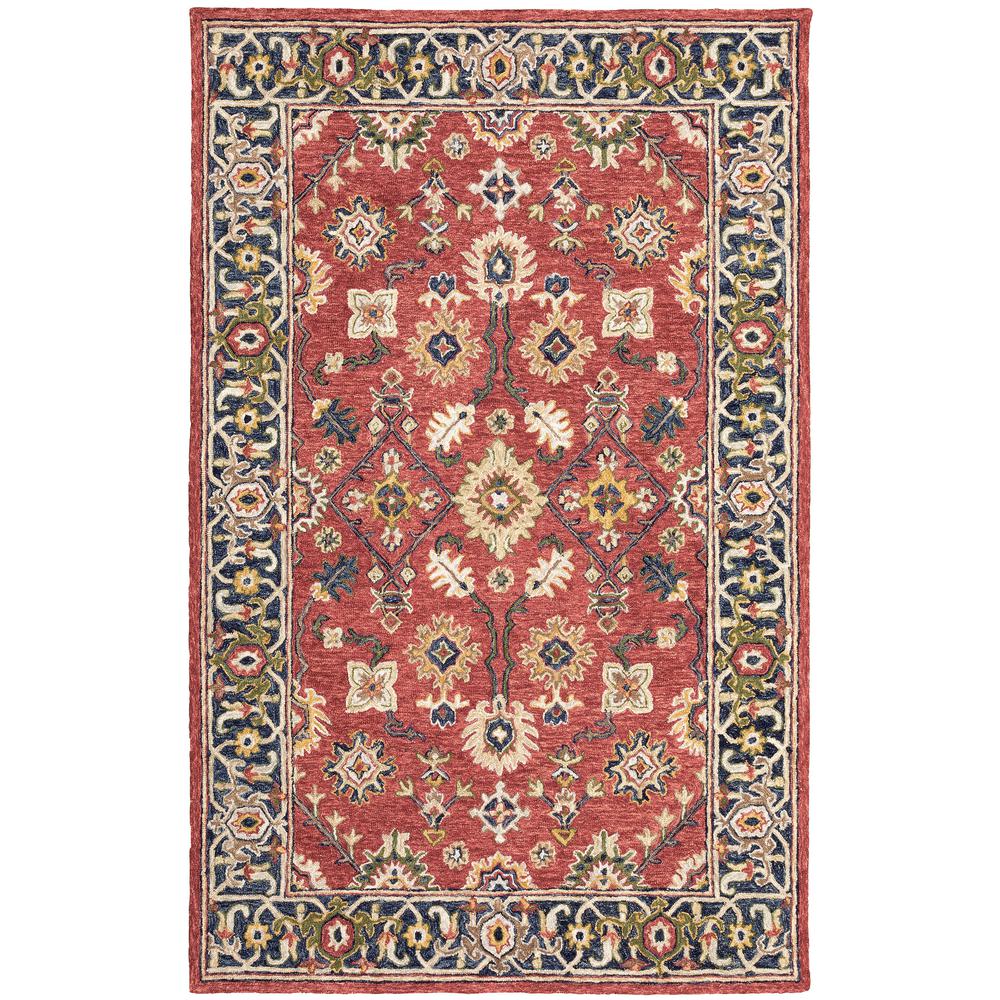 ALFRESCO Red 5' X  8' Area Rug. Picture 1