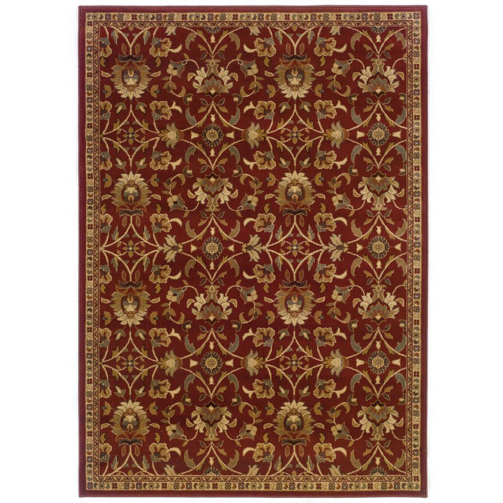 AMELIA Red 3' 2 X  5' 7 Area Rug. Picture 1