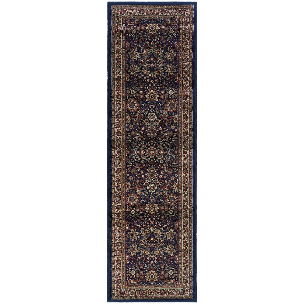 ARIANA Blue 2' 7 X  9' 4 Area Rug. Picture 1