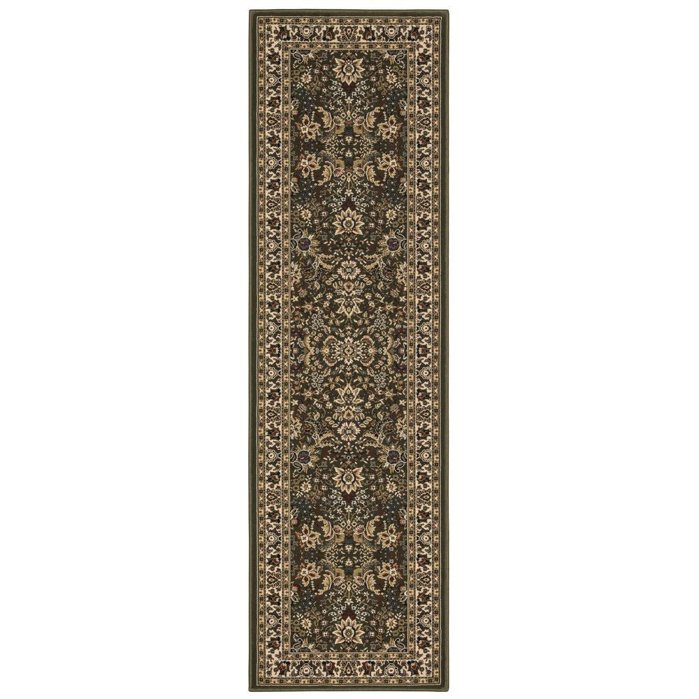 ARIANA Green 2' 7 X  9' 4 Area Rug. Picture 1
