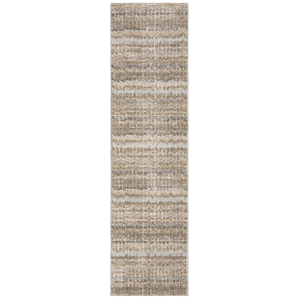 ATLAS Ivory 2' 6 X 12' Area Rug. Picture 1
