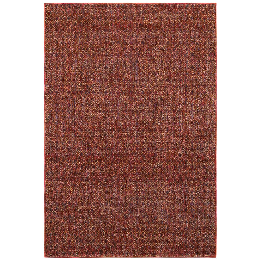 ATLAS Red 3' 3 X  5' 2 Area Rug. Picture 1
