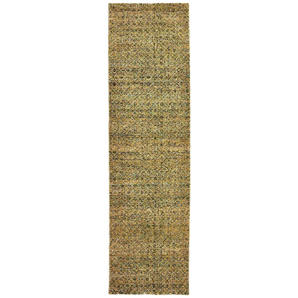ATLAS Green 2' 6 X 12' Area Rug. Picture 1