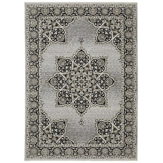 CHAMBERLAIN CH11L3' 3" X  5' Grey color rug. Picture 1