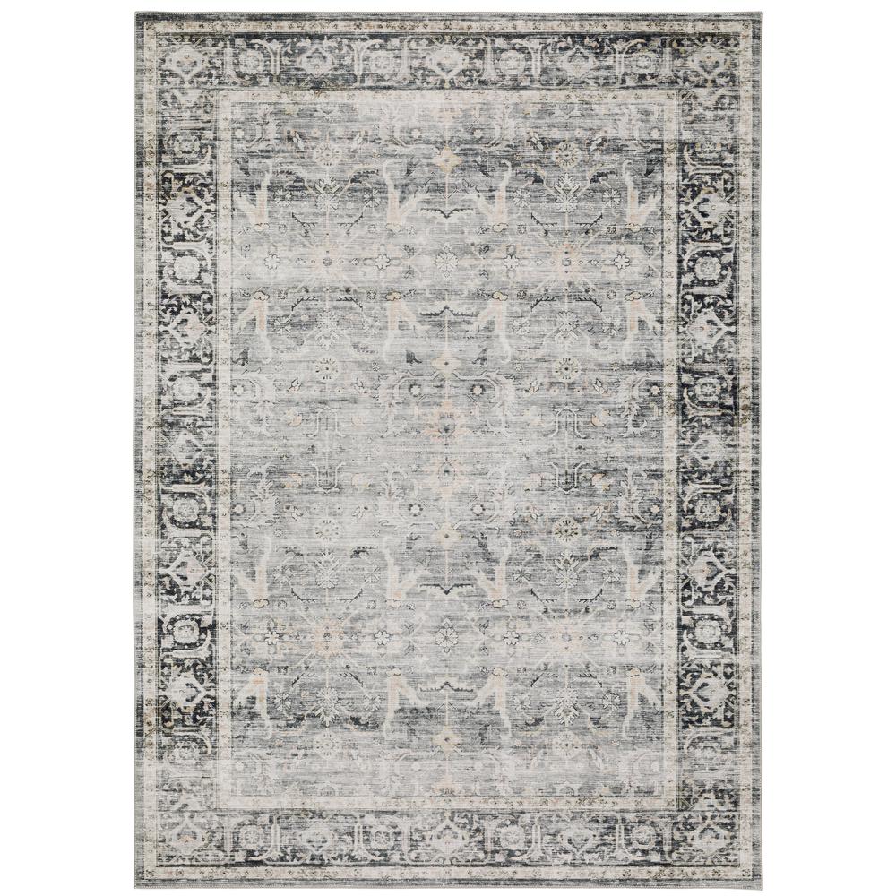 CHARLESTON Charcoal 3' 6 X  5' 6 Area Rug. Picture 1