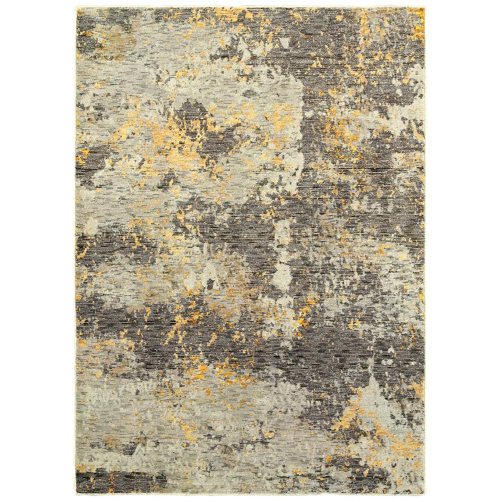 EVOLUTION Grey 3' 3 X  5' 2 Area Rug. Picture 1