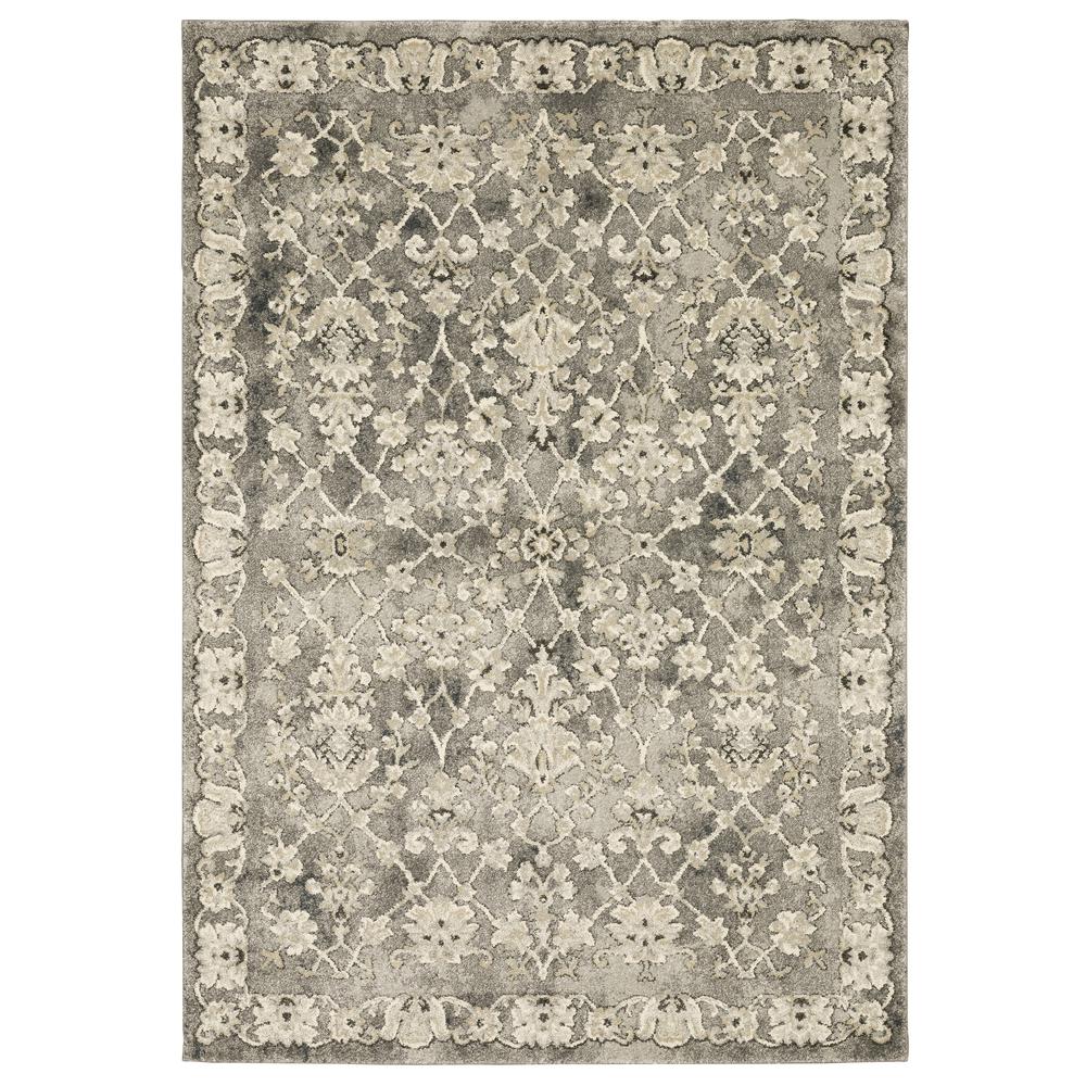 FLORENCE Grey 6' 7 X  9' 6 Area Rug. Picture 1