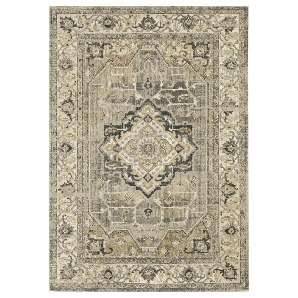 FLORENCE Beige 6' 7 X  9' 6 Area Rug. Picture 1