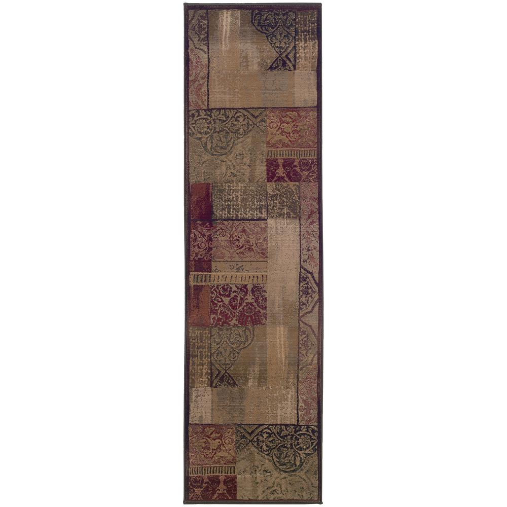 GENERATIONS Green 2' 7 X  9' 1 Area Rug. Picture 1