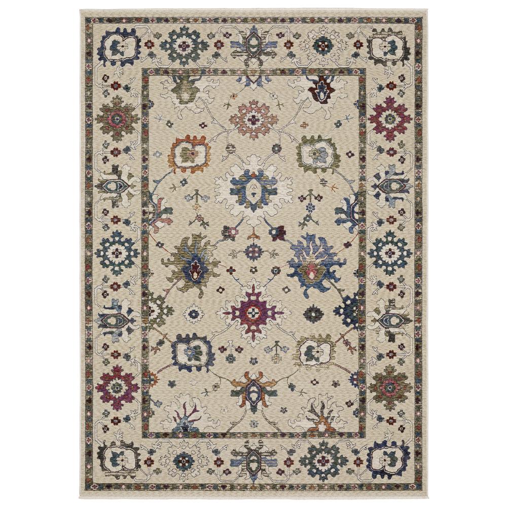 HASTINGS HA01W3'10" X  5' 5" Ivory color rug. Picture 1