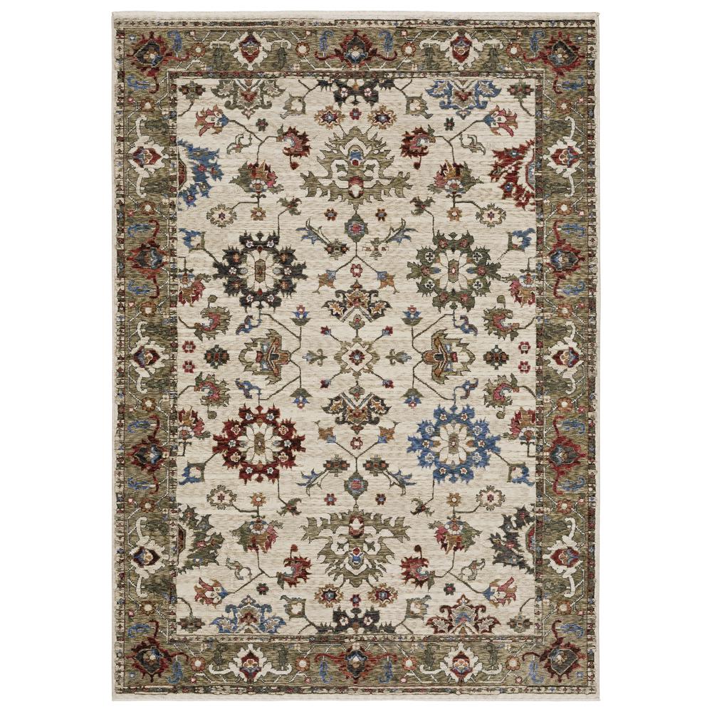 HASTINGS HA03W3'10" X  5' 5" Ivory color rug. Picture 1