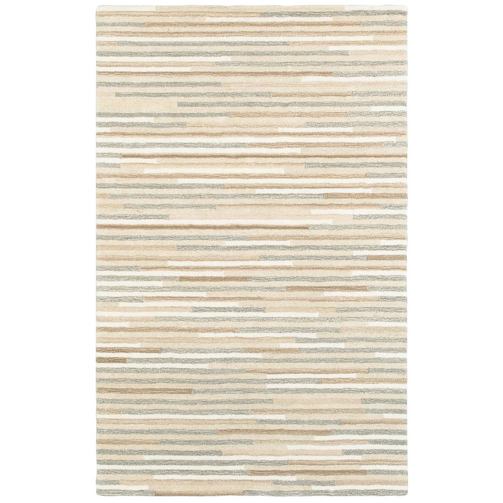 INFUSED Beige 5' X  8' Area Rug. Picture 1