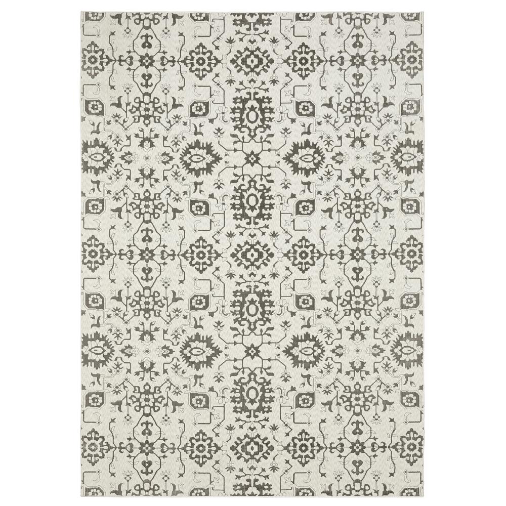 INTRIGUE Ivory 3'10 X  5' 5 Area Rug. Picture 1