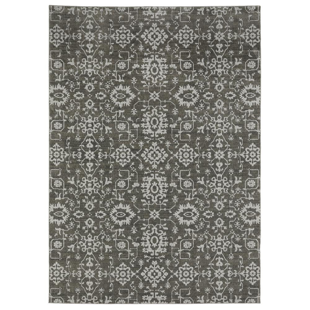 INTRIGUE Grey 3'10 X  5' 5 Area Rug. Picture 1