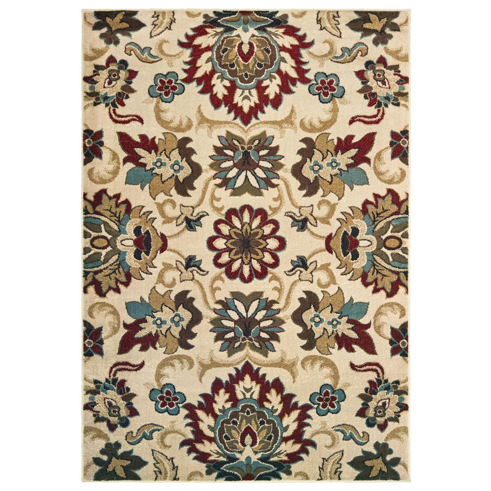 LAUREL Ivory 5' 3 X  7' Area Rug. Picture 1
