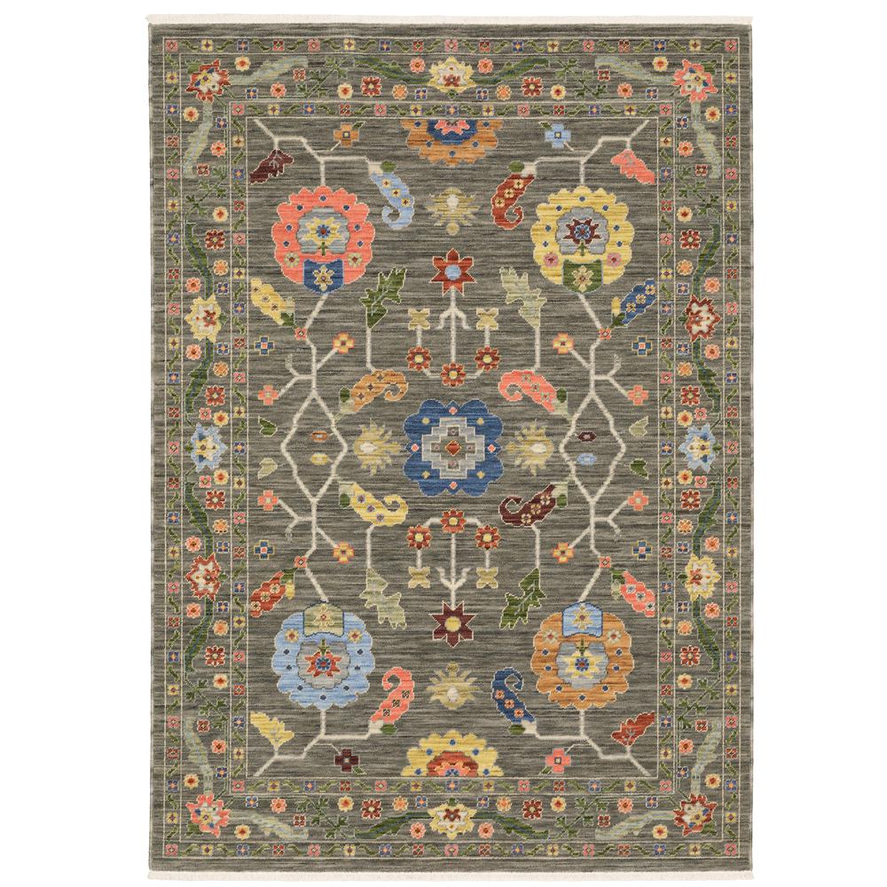 LUCCA Grey 3' 3 X  5' Area Rug. Picture 1