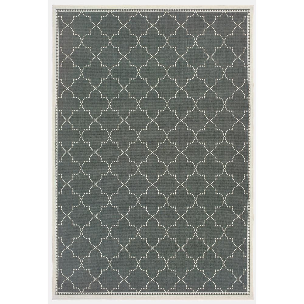 MARINA Grey 2' 5 X  4' 5 Area Rug. Picture 1