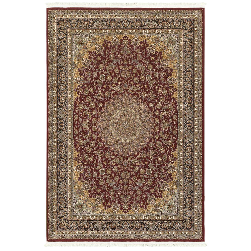 MASTERPIECE Red 5' 3 X  7' 6 Area Rug. Picture 1