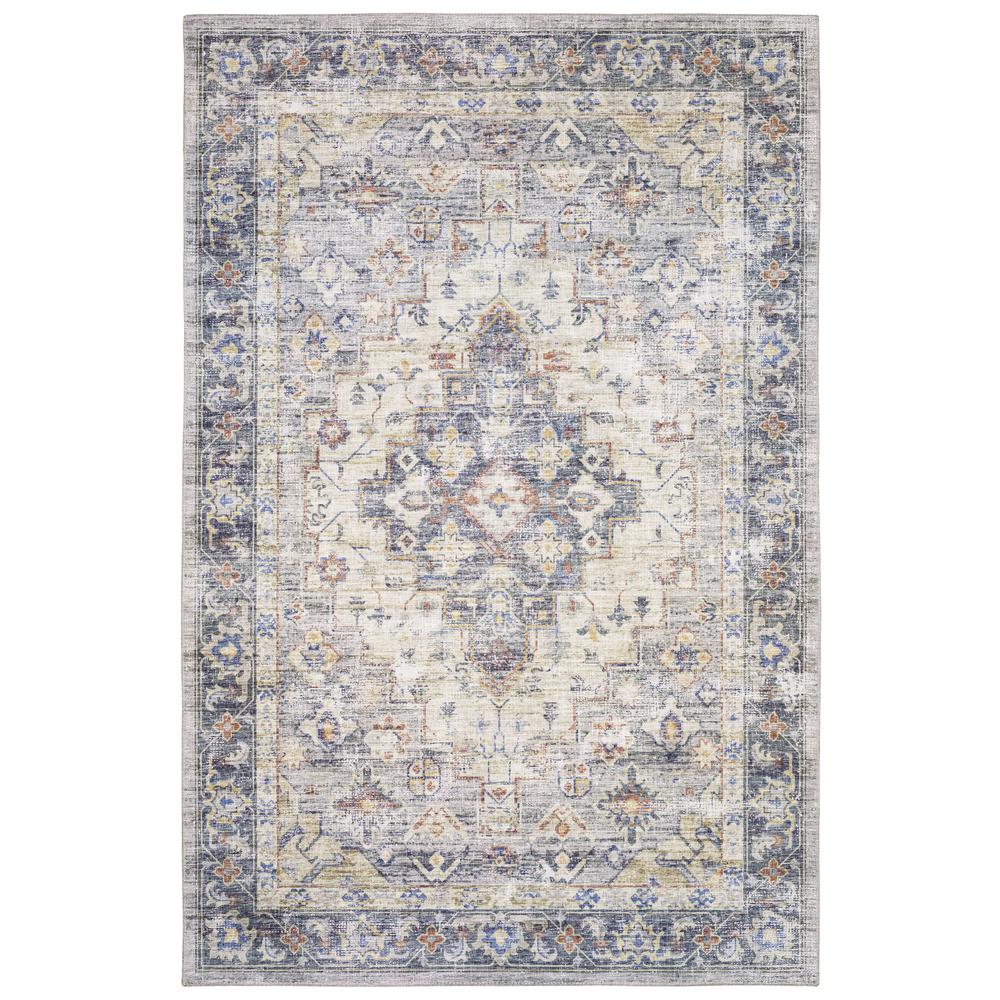 MYERS Blue 7' 8 X 10' Area Rug. Picture 1