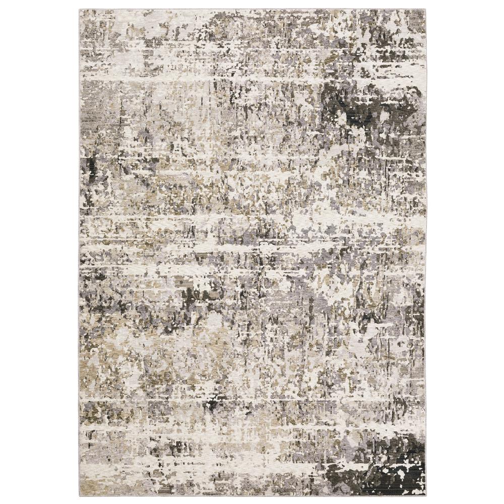 NEBULOUS Grey 5' 3 X  7' 6 Area Rug. Picture 1