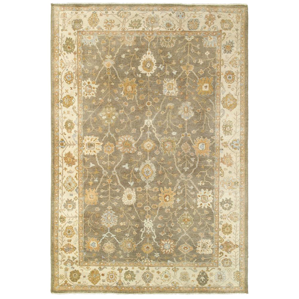 PALACE Brown 6' X  9' Area Rug. Picture 1