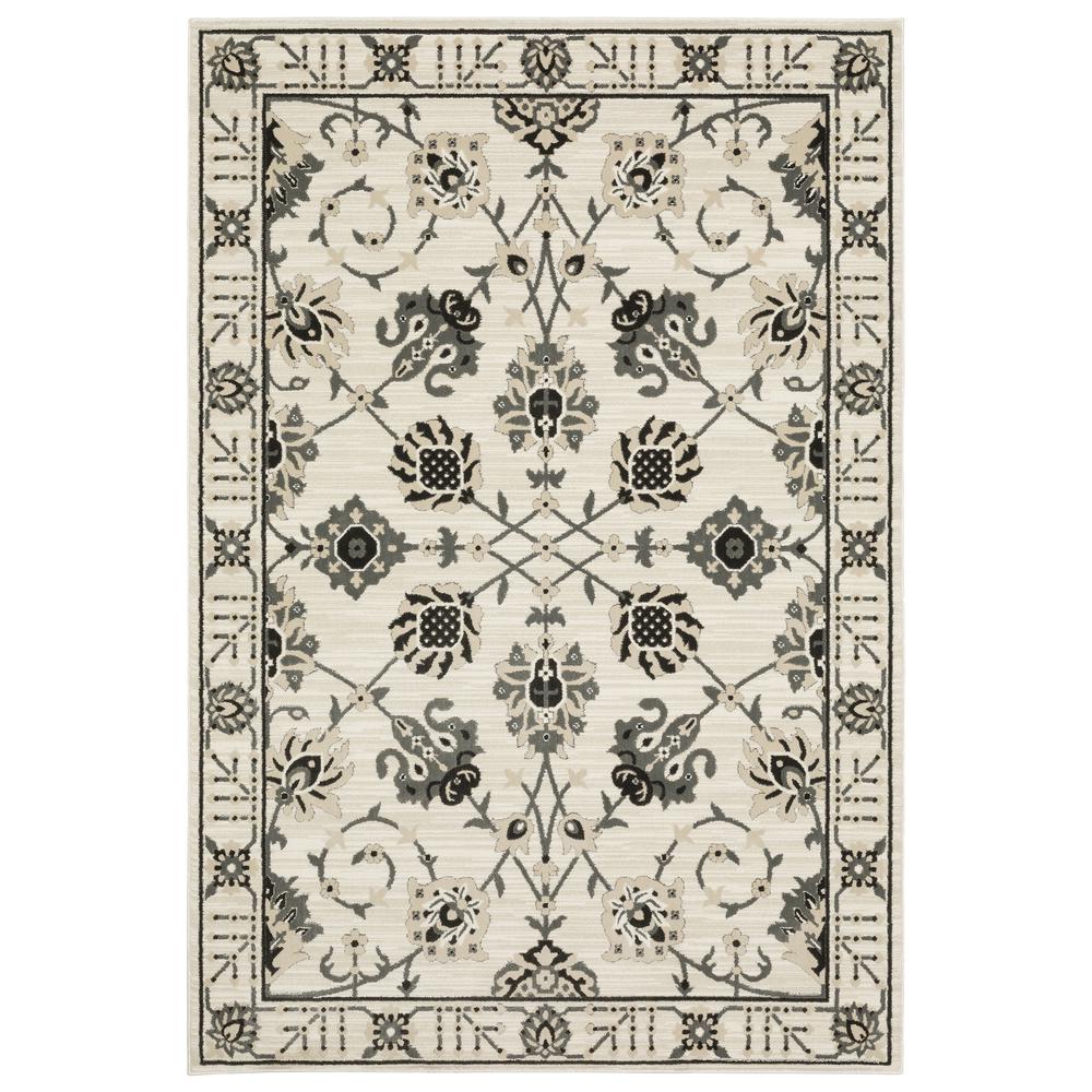 RAYLAN Ivory 3' 3 X  5' Area Rug. Picture 1
