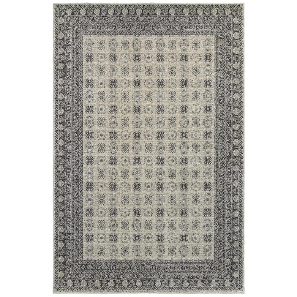 RICHMOND Ivory 3'10 X  5' 5 Area Rug. Picture 1