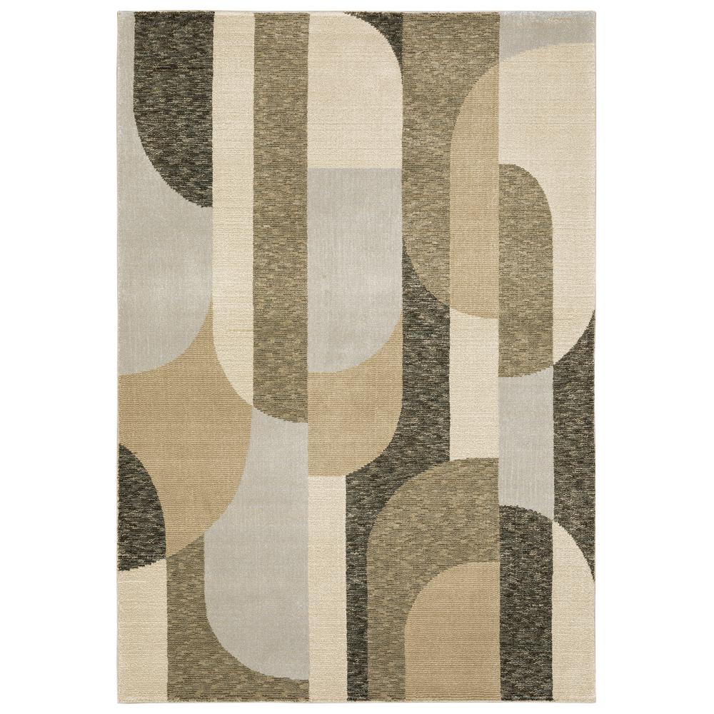 STRADA Brown 5' 3 X  7' 3 Area Rug. Picture 1