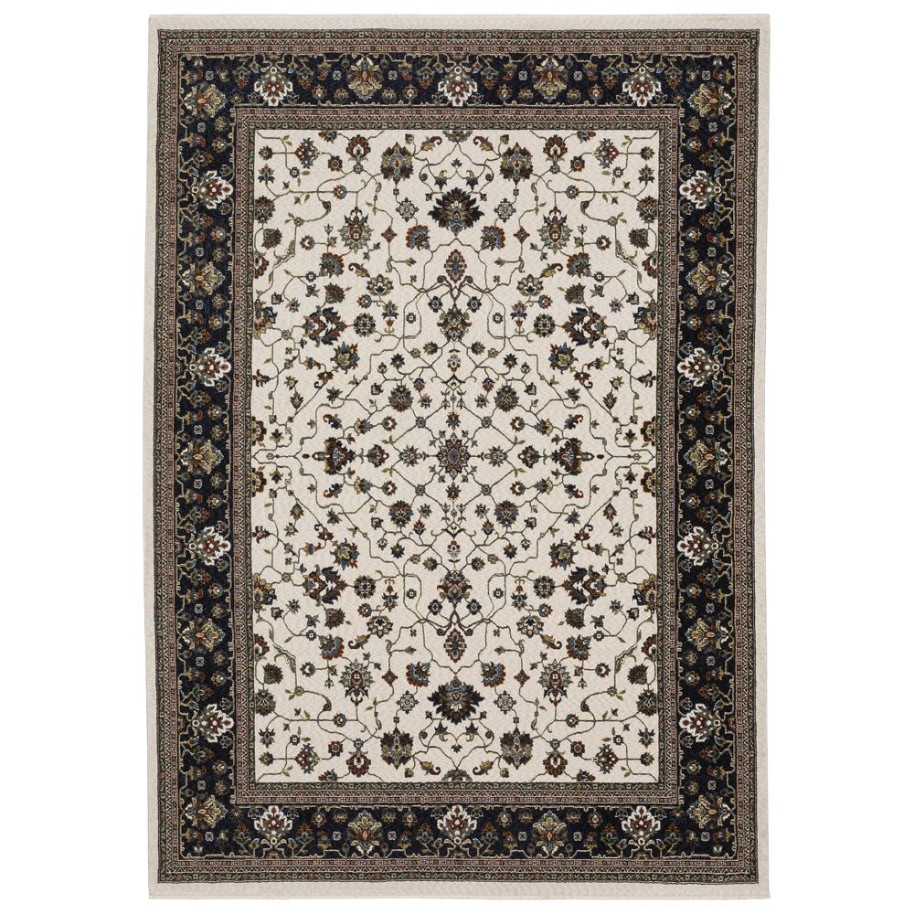 VIVIAN VI02B3'10" X  5' 5" Ivory color rug. Picture 1