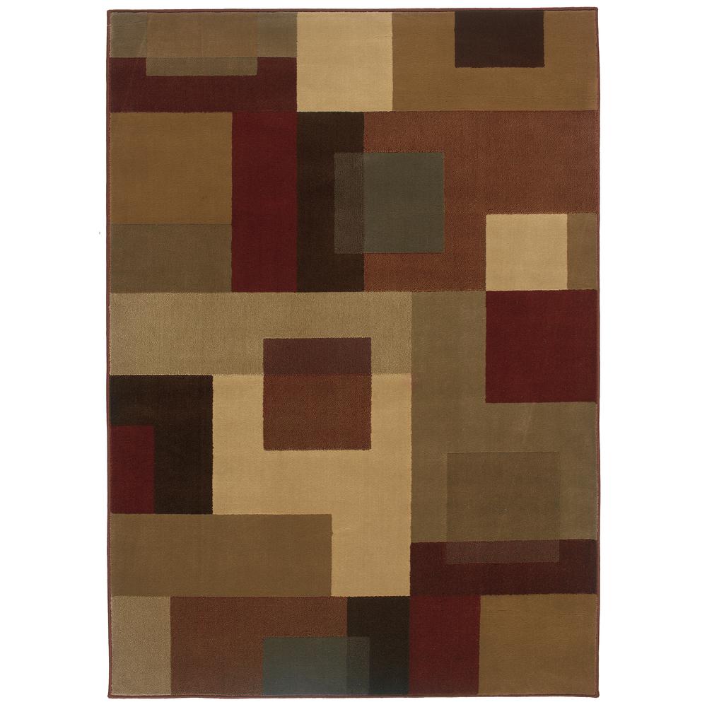 AMELIA Red 5' X  7' 6 Area Rug. Picture 1