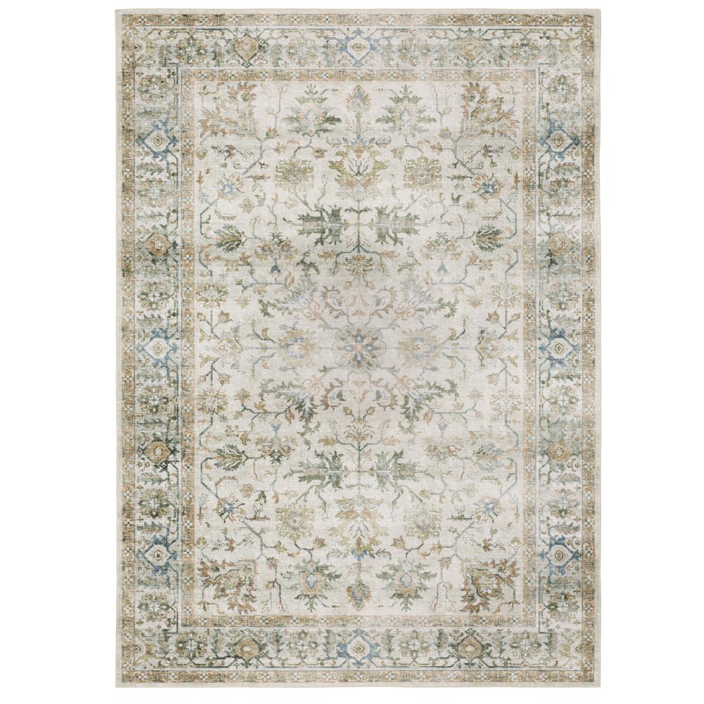 CHARLESTON Ivory 5' X  7' Area Rug. Picture 1
