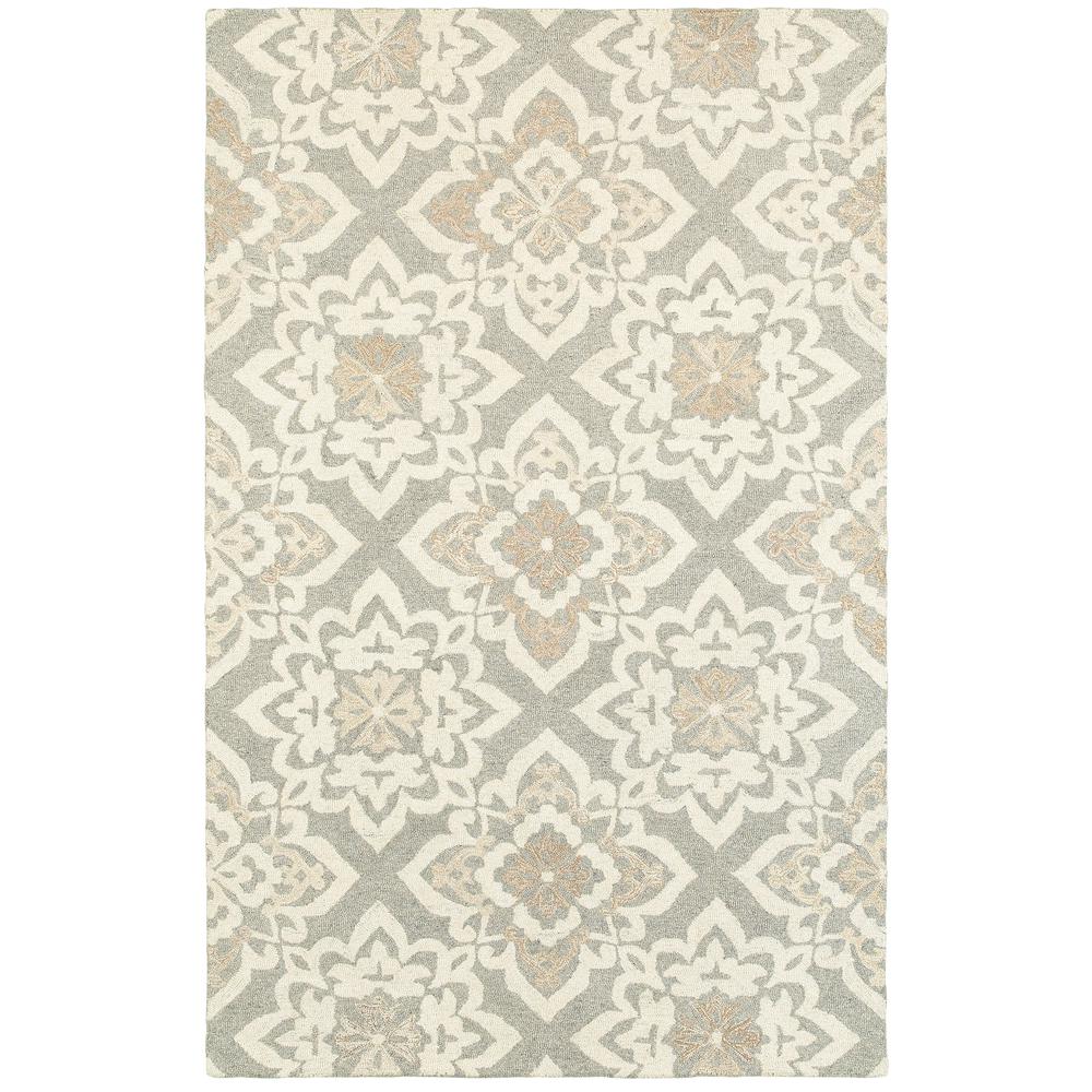 CRAFT Grey 8' X 10' Area Rug. Picture 1