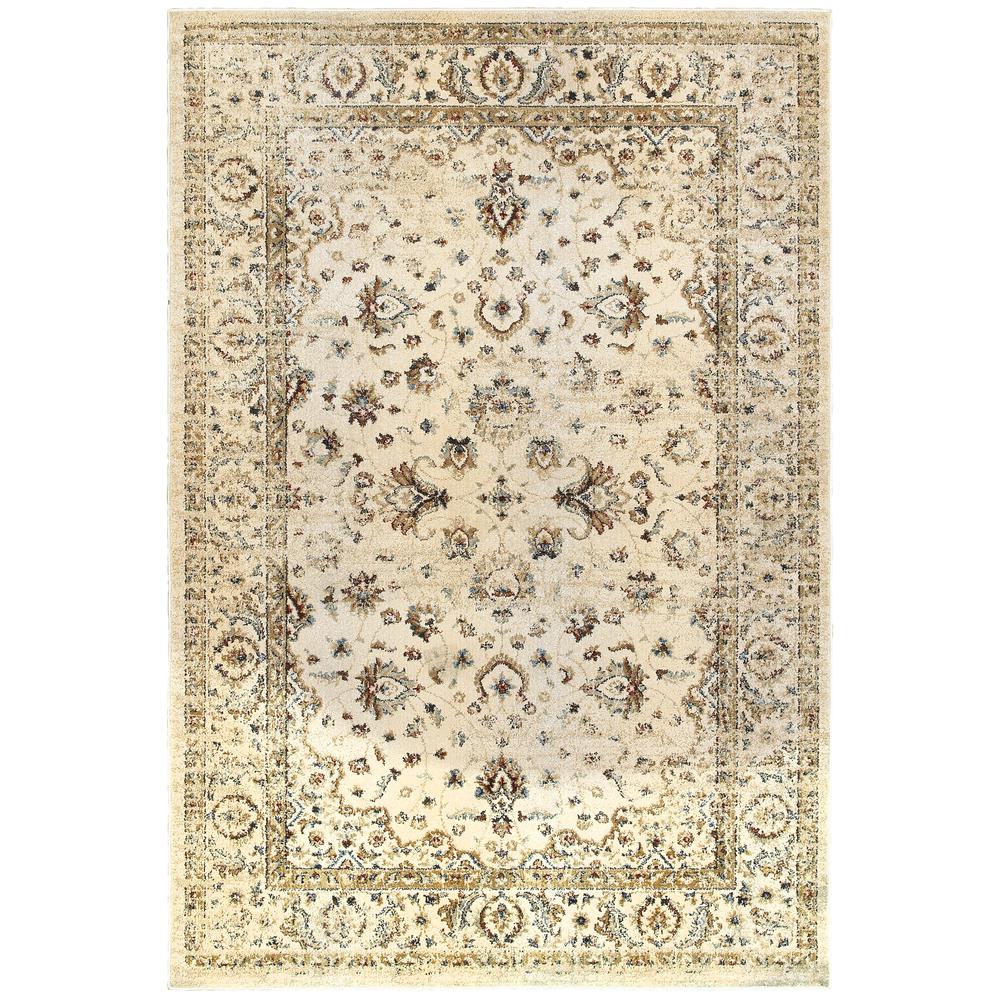 EMPIRE Ivory 6' 7 X  9' 6 Area Rug. Picture 1