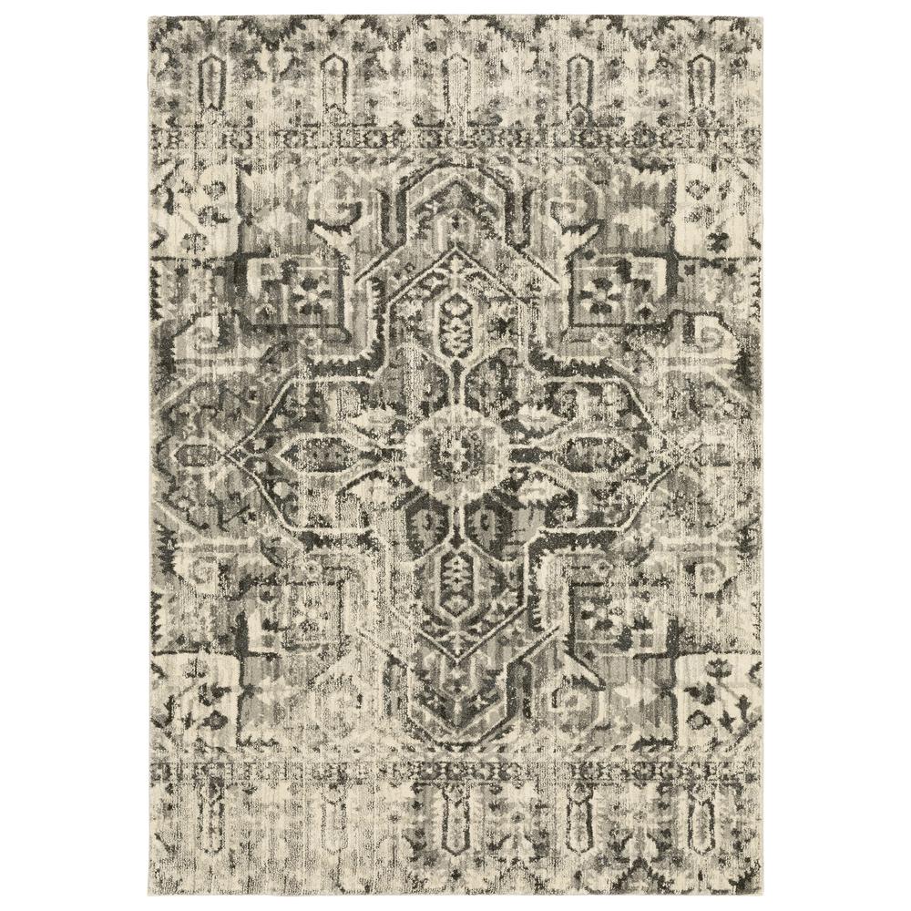 FLORENCE Charcoal 7'10 X 10'10 Area Rug. Picture 1