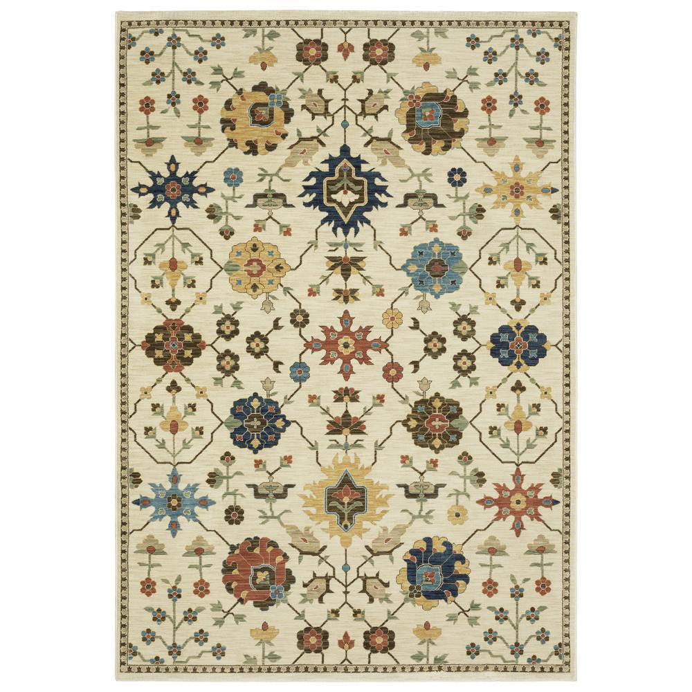 FRANCESCA Ivory 3' 3 X  5' Area Rug. Picture 1