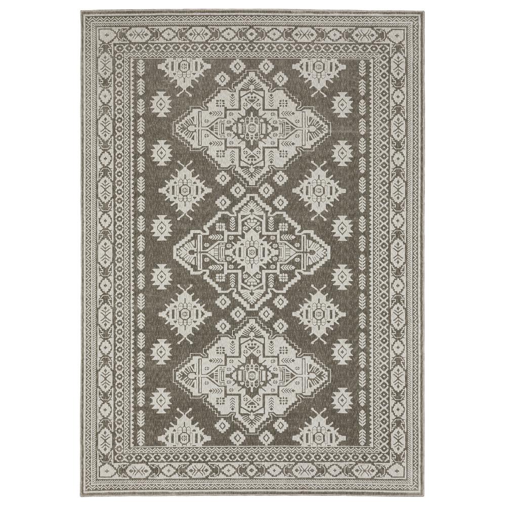 INTRIGUE Grey 5' 3 X  7' 6 Area Rug. Picture 1