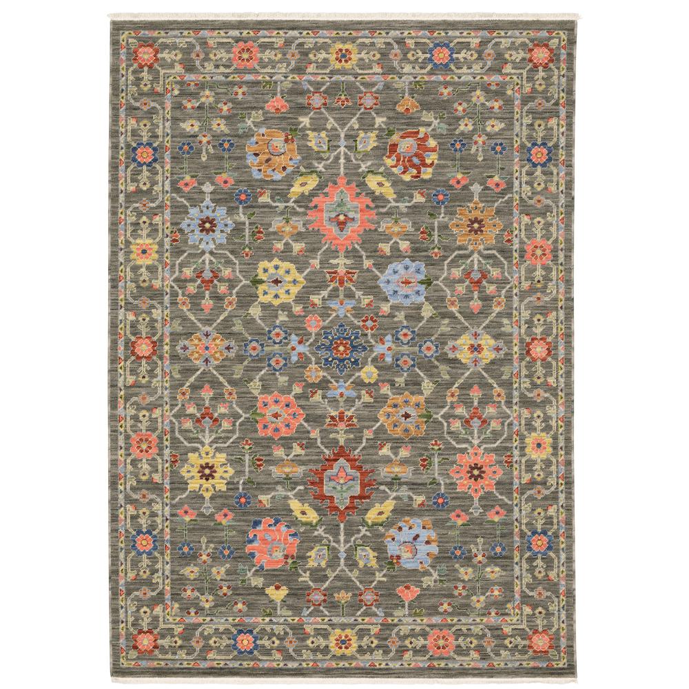 LUCCA Grey 5' 3 X  7' 6 Area Rug. Picture 1
