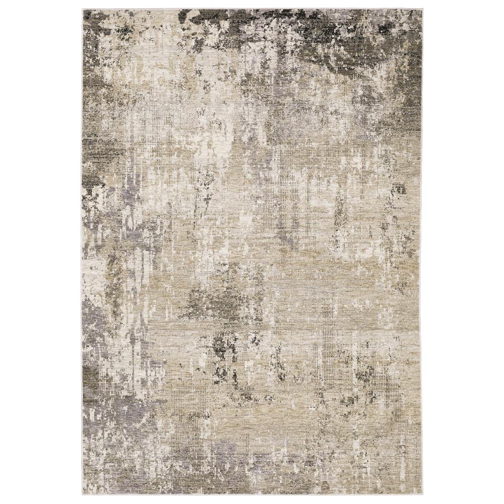 NEBULOUS Beige 6' 7 X  9' 6 Area Rug. Picture 1