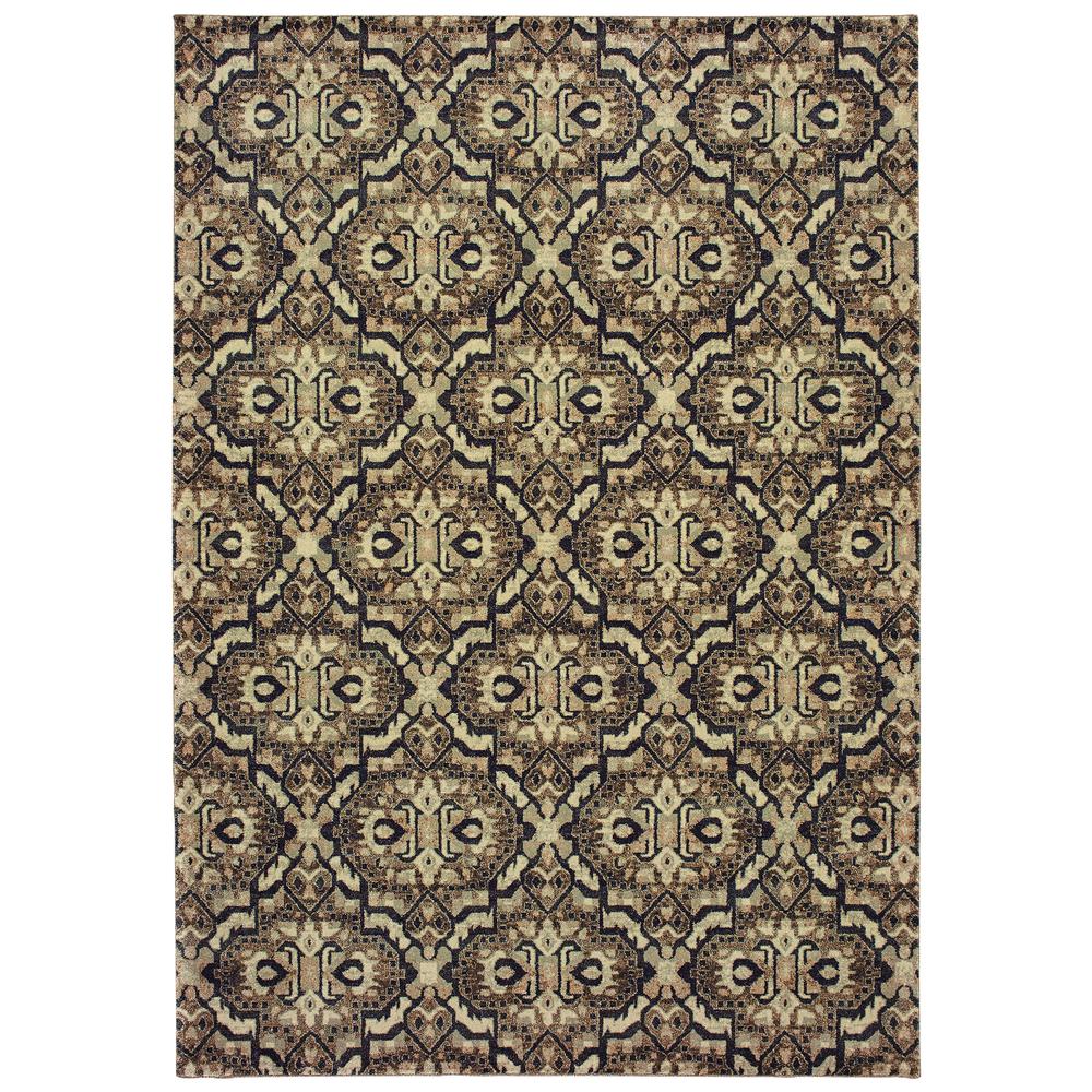 RALEIGH Brown 5' 3 X  7' 6 Area Rug. Picture 1