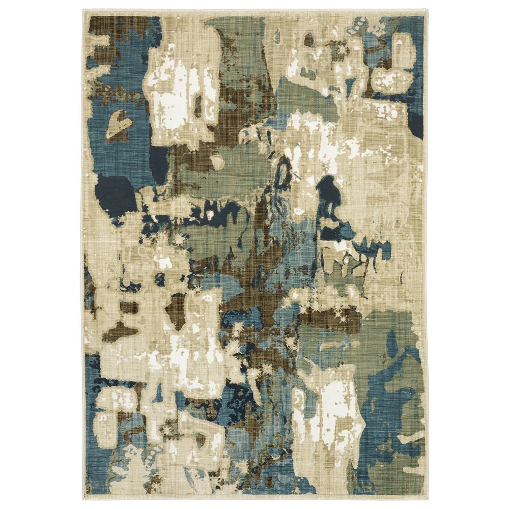 REED Beige 5' 3 X  7' 6 Area Rug. Picture 1