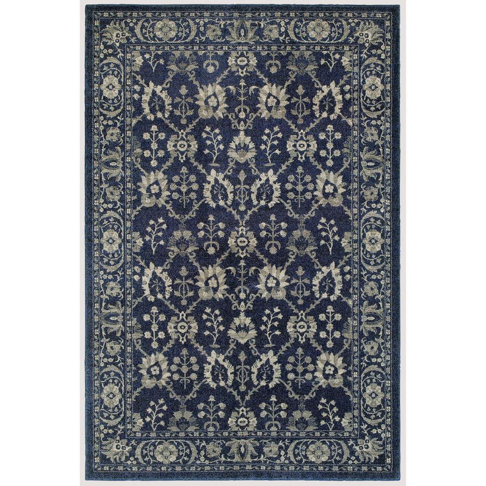 RICHMOND Navy 5' 3 X  7' 6 Area Rug. Picture 1
