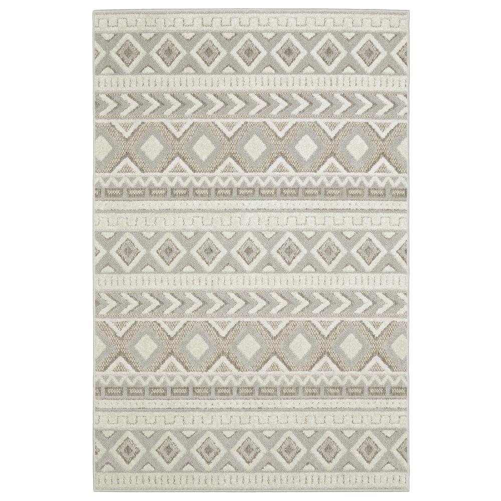 TANGIER Grey 5' 3 X  7' 6 Area Rug. Picture 1