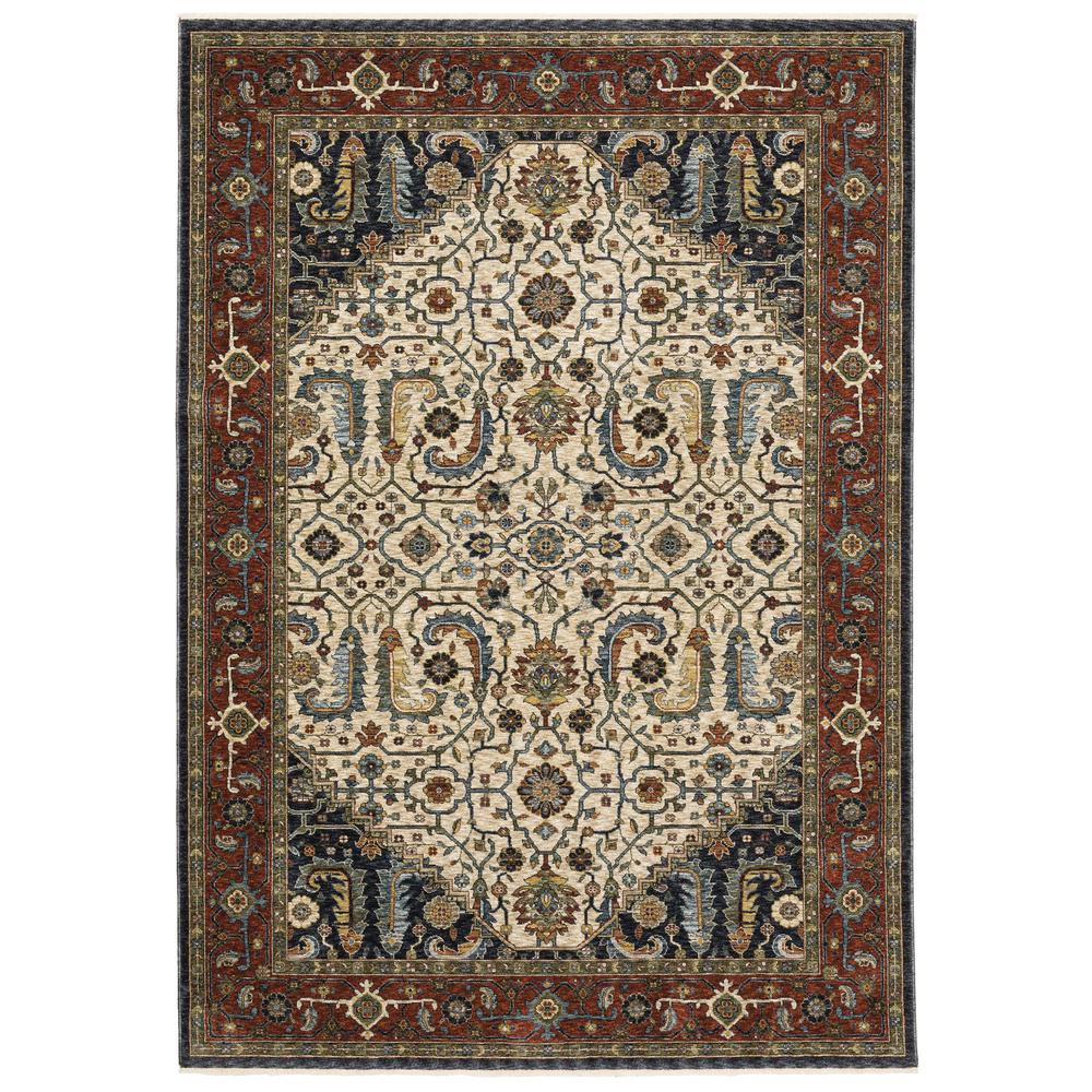 ABERDEEN Ivory 6' 7 X  9' 6 Area Rug. Picture 1