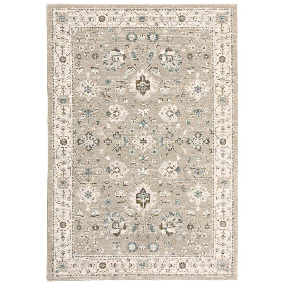 ANDORRA Beige 6' 7 X  9' 6 Area Rug. The main picture.