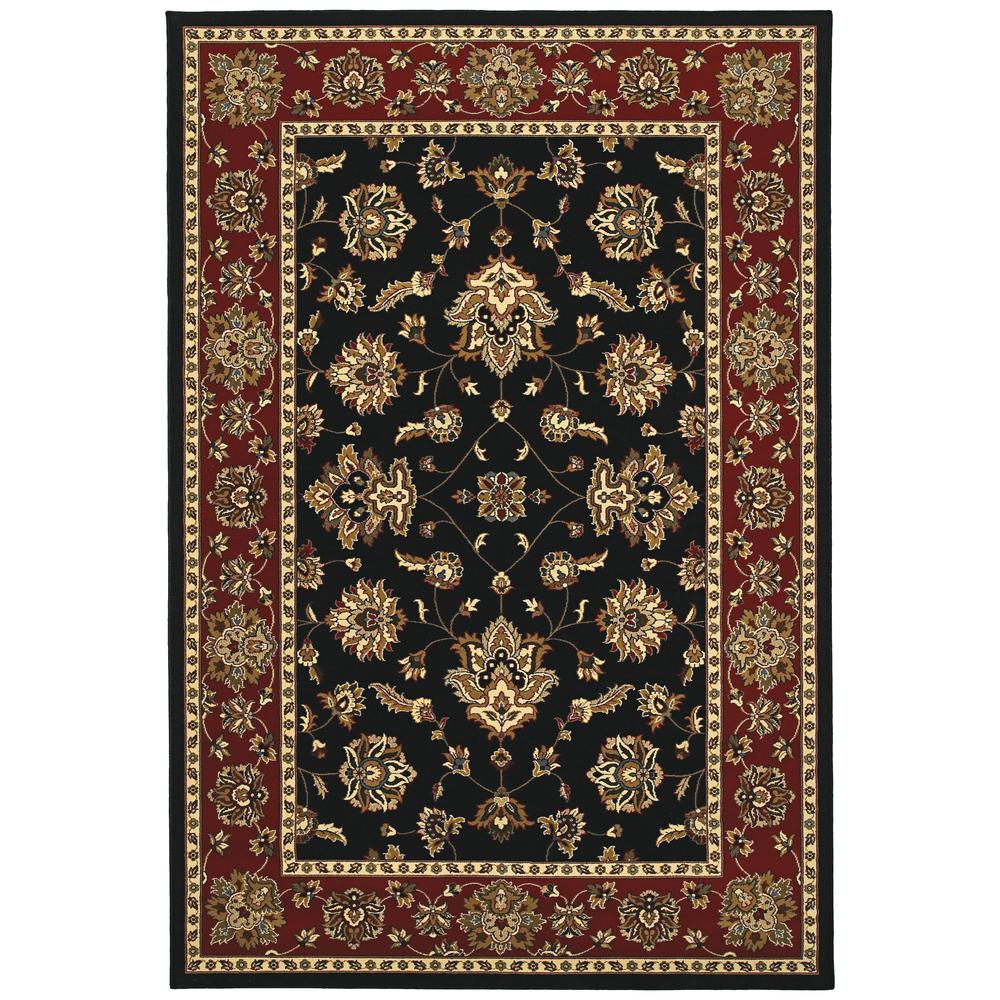 ARIANA Black 7'10 X 11' Area Rug. Picture 1