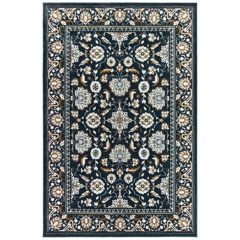 BOWEN Navy 7'10 X 10'10 Area Rug. Picture 1