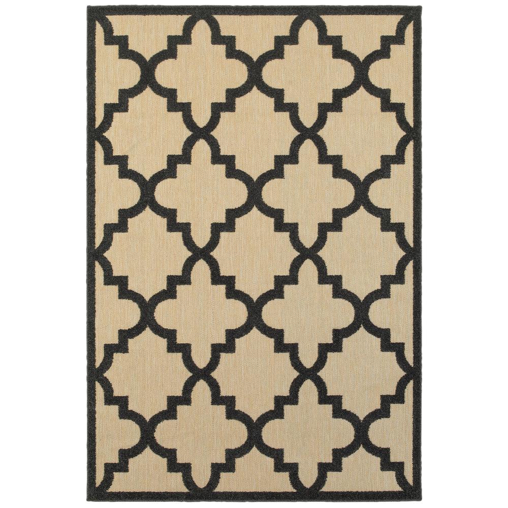 CAYMAN Sand 6' 7 X  9' 6 Area Rug. Picture 1