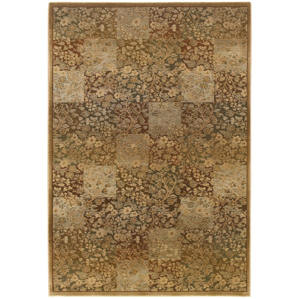 GENERATIONS Green 5' 3 X  7' 6 Area Rug. Picture 1