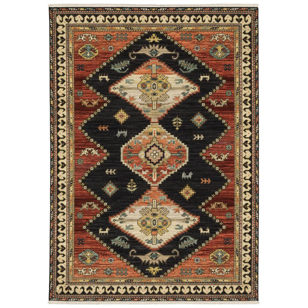 LILIHAN Navy 6' 7 X  9' 6 Area Rug. Picture 1