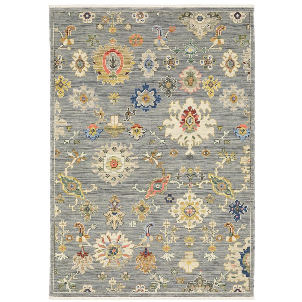 LUCCA Grey 6' 7 X  9' 6 Area Rug. The main picture.